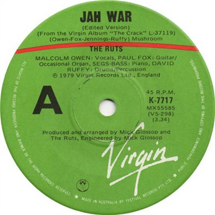 Jah War | The Ruts