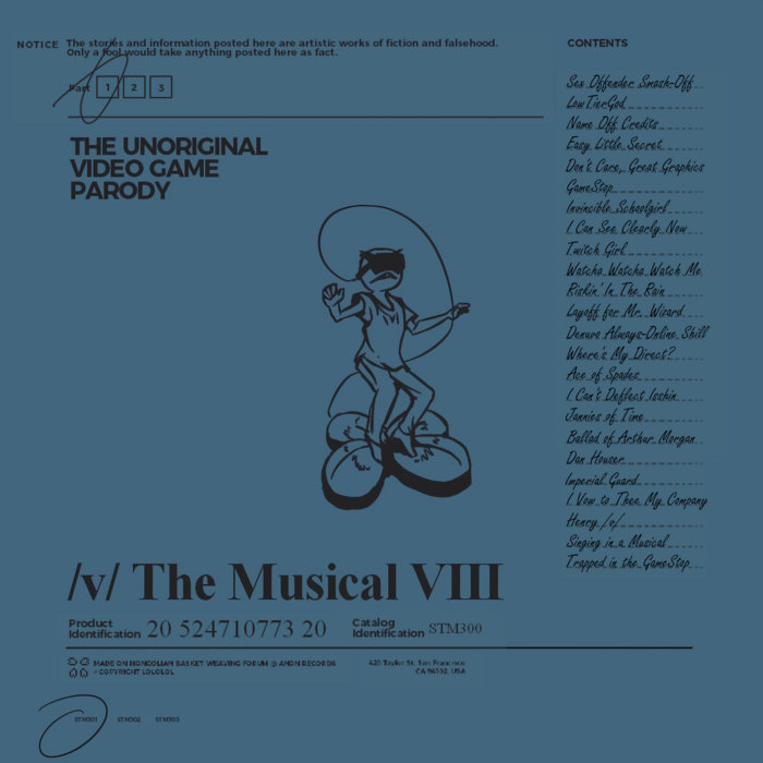/v/ The Musical VIII: The Unoriginal Video Game Parody | V