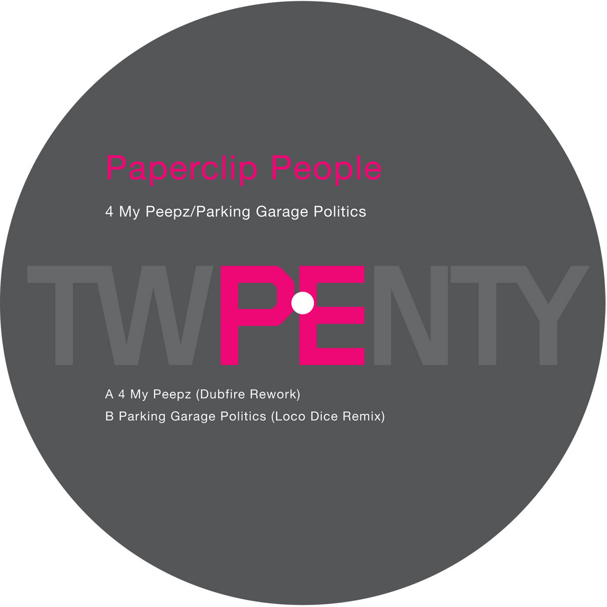4 My Peepz/Parking Garage Politics Remixes | Paperclip People