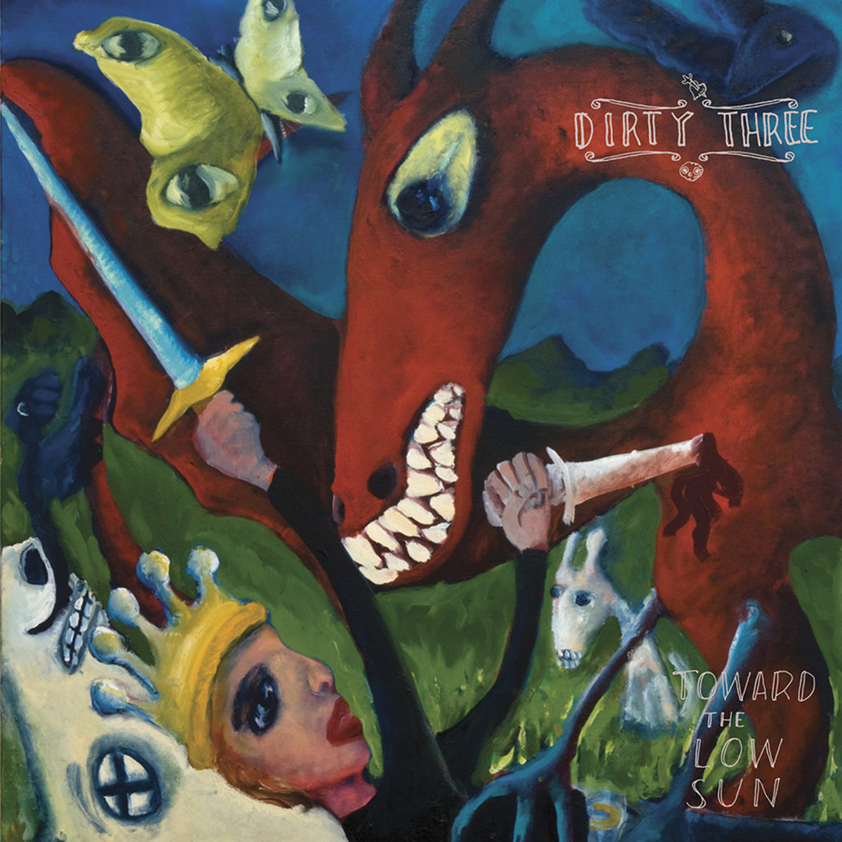 DIRTY THREE Ocean Songs (Translucent Green) 2xLP – Touch And
