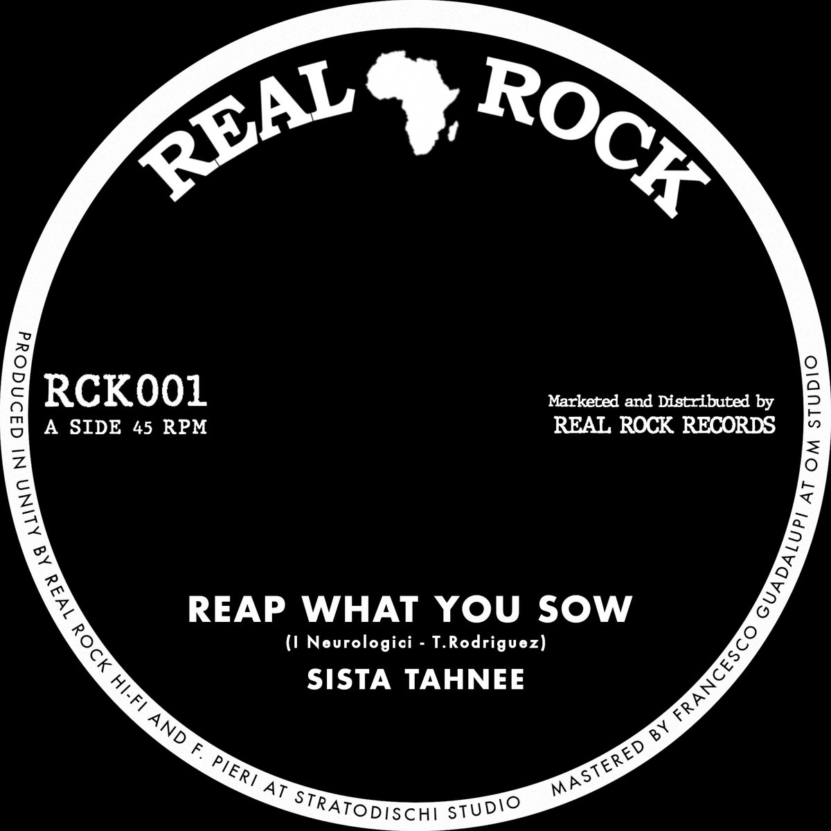 RCK01 - Sista Tahnee - Reap What You Sow / I Neurologici