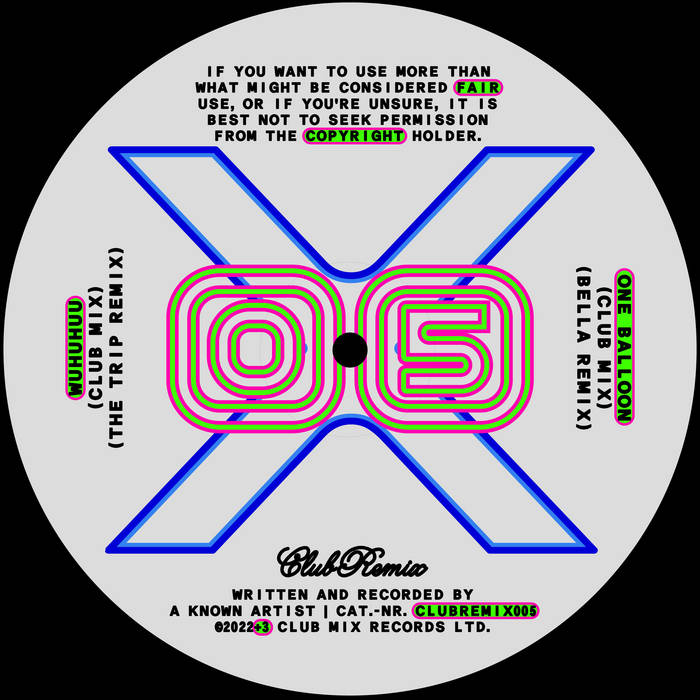 CLUBREMIX005 | Known Artist