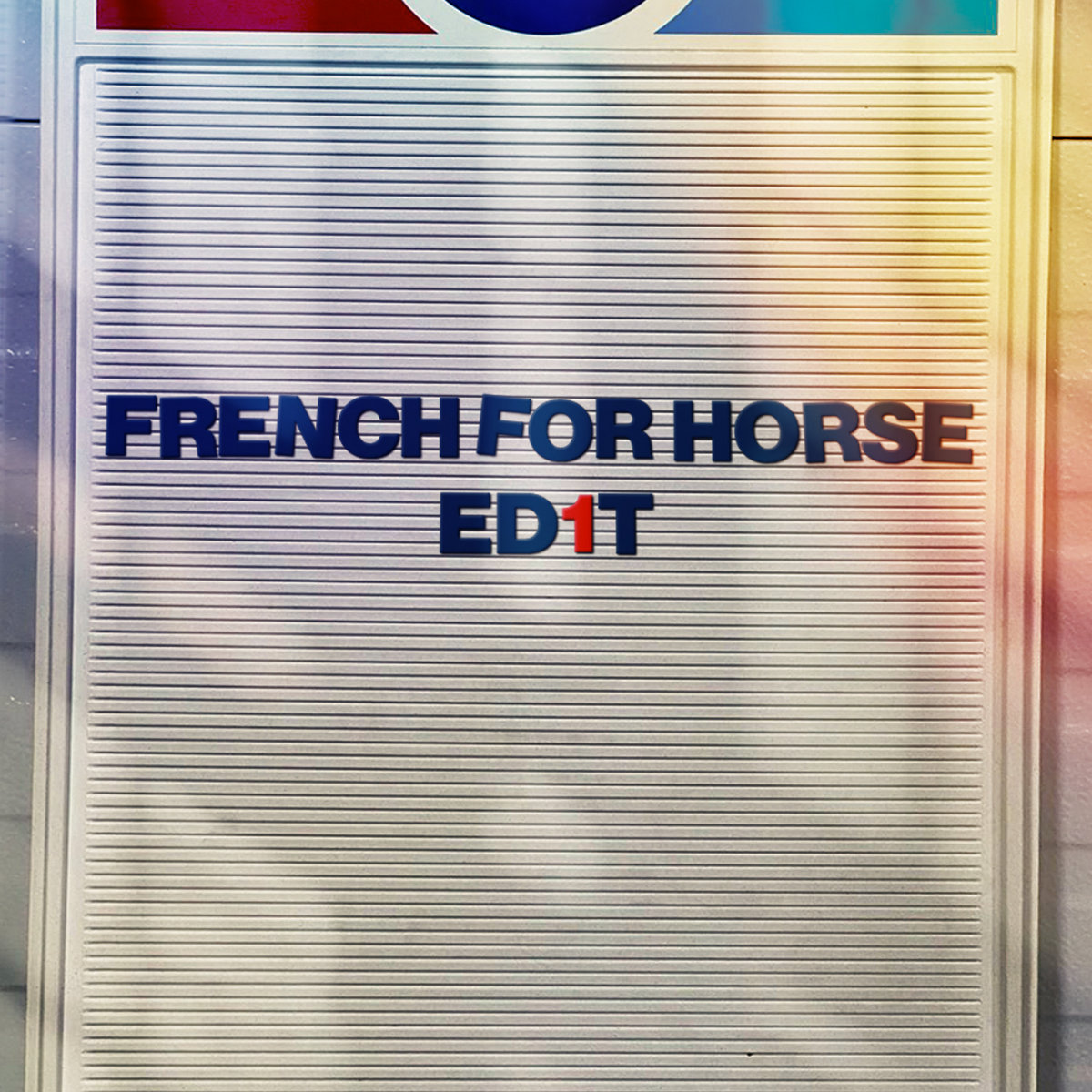 7” FRENCH FOR HORSE - FFH PARTY EDIT French for Horse Edits | French_for_Horse