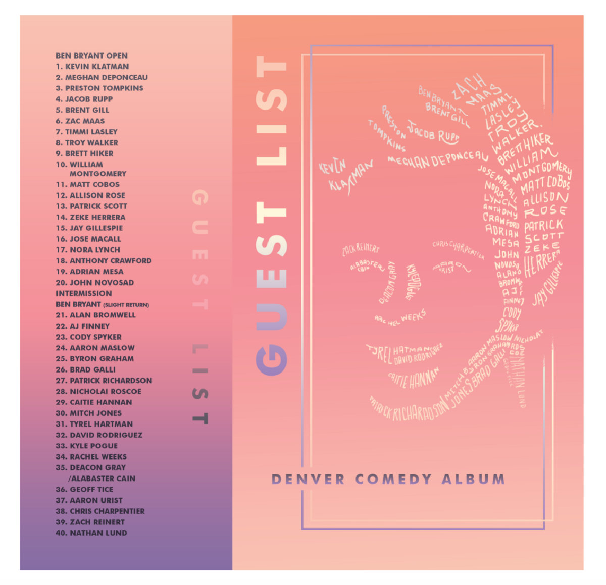 guest list