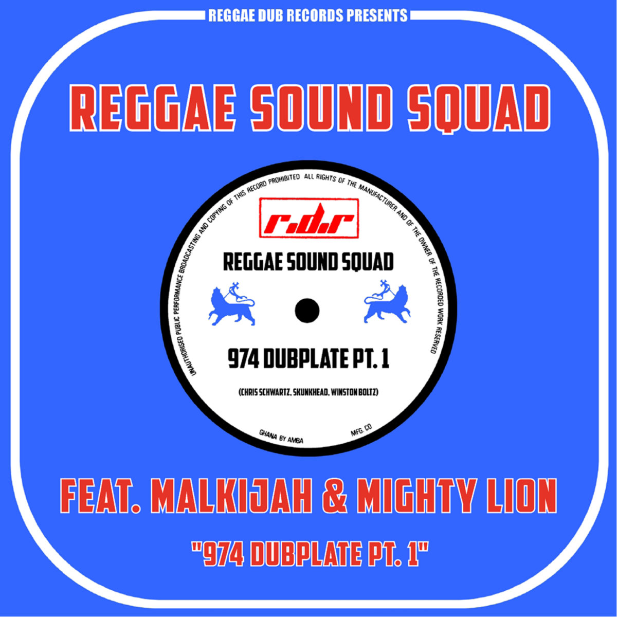 974 Dubplate Pt.1 feat. Malkijah & Mighty Lion | REGGAE SOUND SQUAD