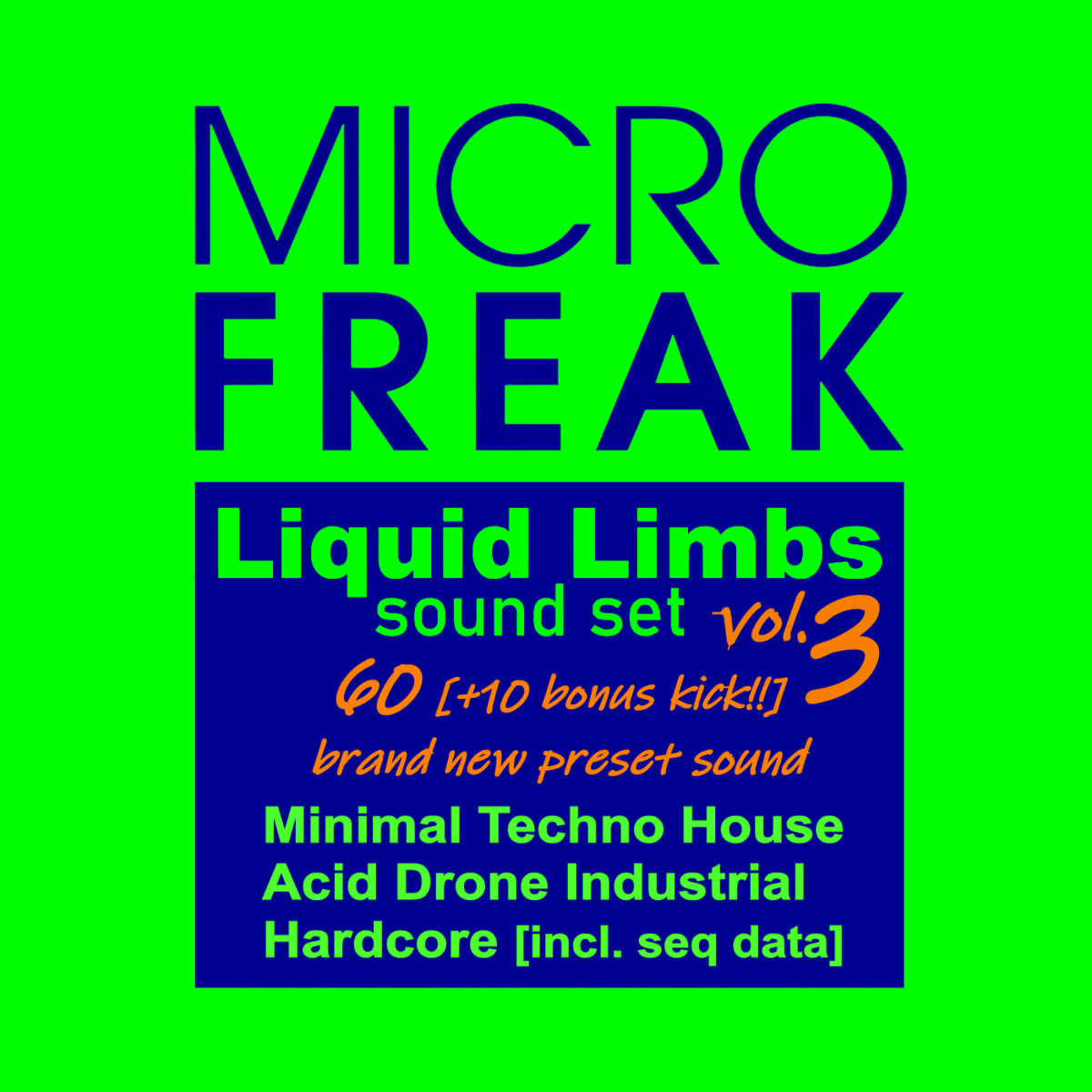 Arturia MicroFreak presets VOL.3 by LIQUID LIMBS [not audio samples]