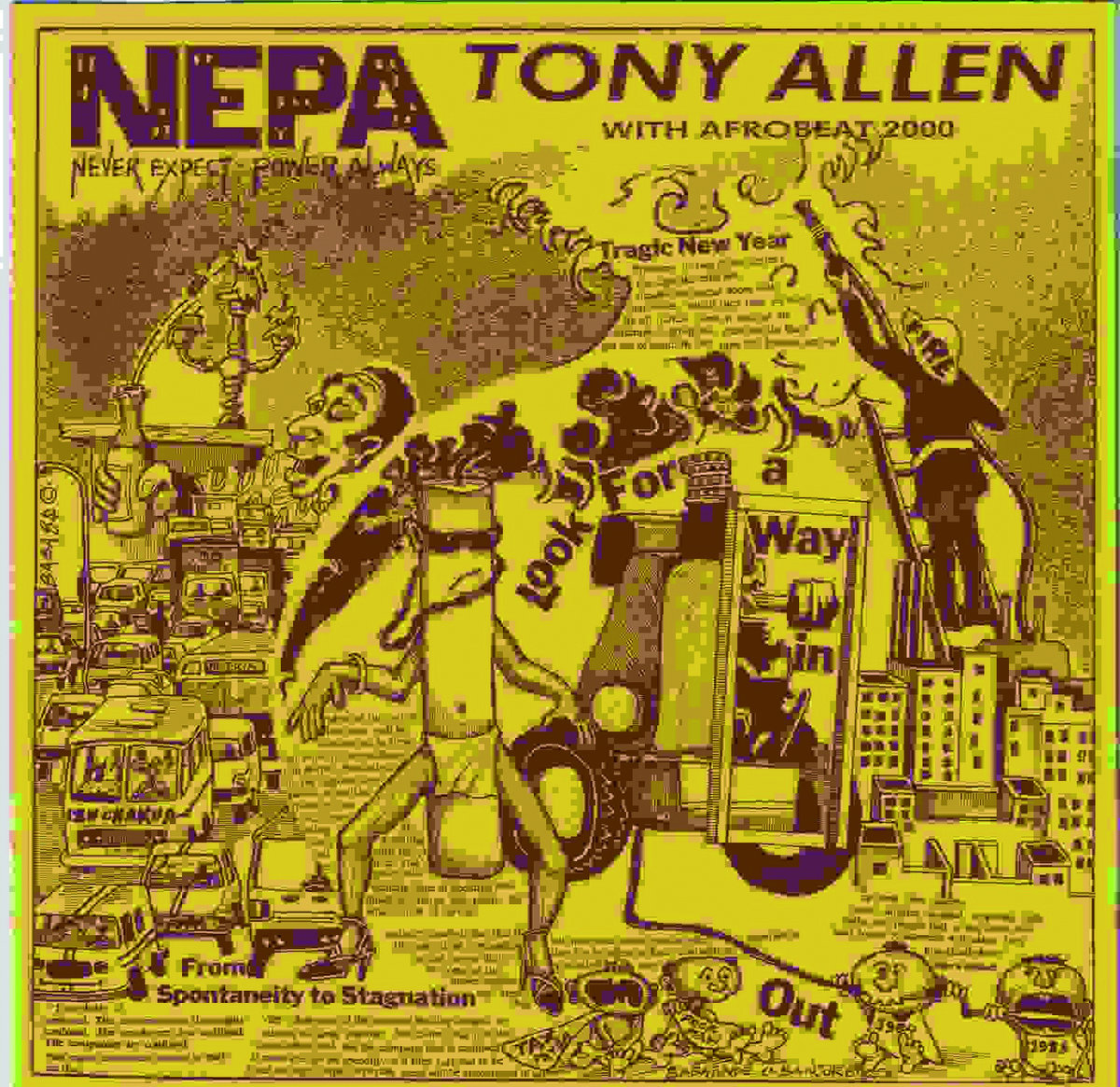 Tony Allen ‎Psyco On Da Bus 2LP Psyco On Da Bus – Psyco On Da Bus – 2 x Vinyl (LP, Reissue