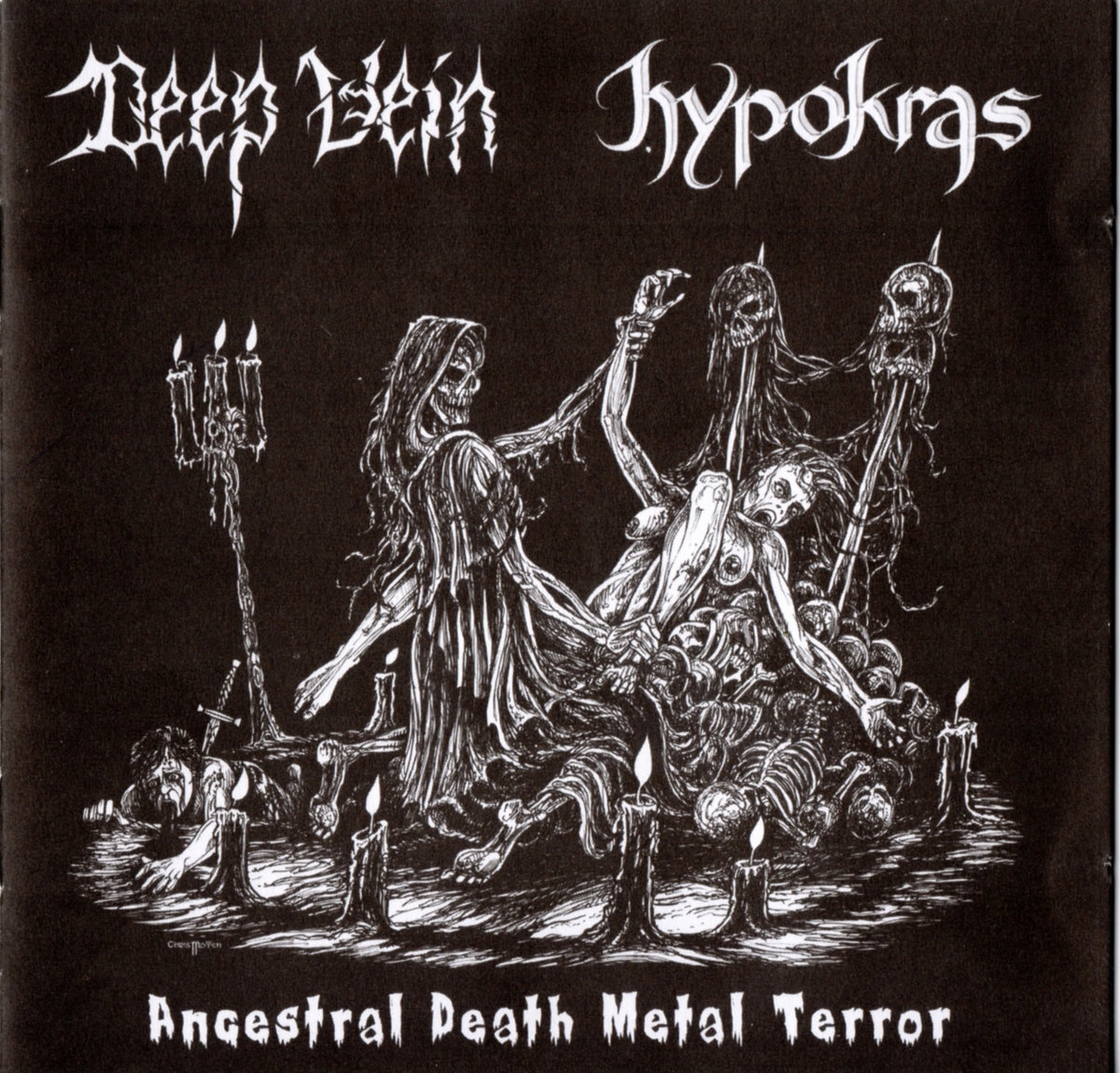 Ancestral death metal terror (HYPOKRAS/DEEP VEIN split cd) Armée