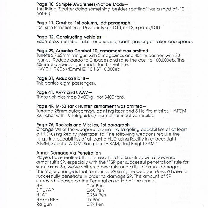 Cyberpunk 2020 Home Of The Brave Pdf Linoaamerican