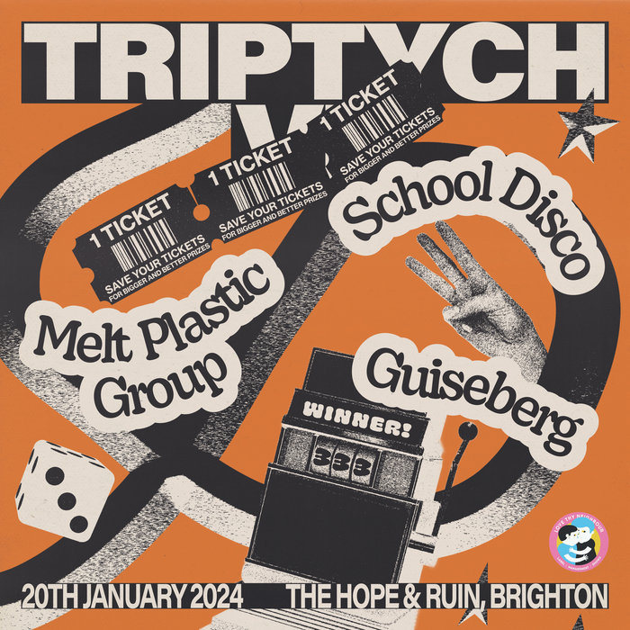 Triptych VII Three School Disco, Melt Plastic Group & Guiseberg