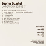 Zephyr Quartet - Femme Fatale II: Hedda Gabler