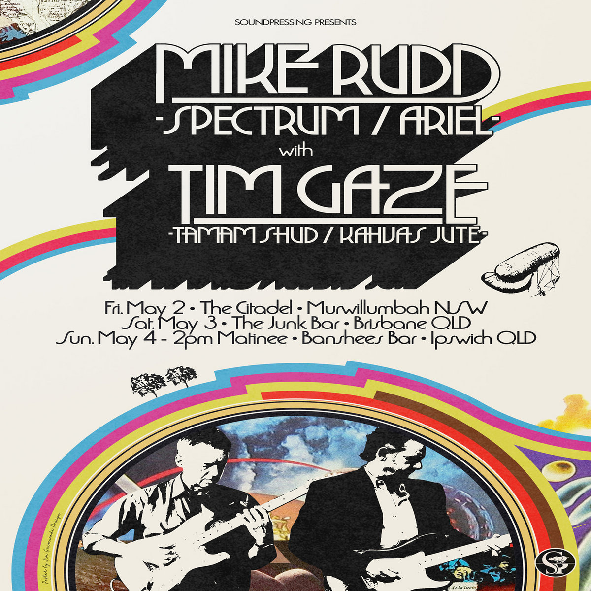 Mike Rudd Idcus Spectrum / Mike Rudd & Tim Gaze // Tour Merch | SoundPressing