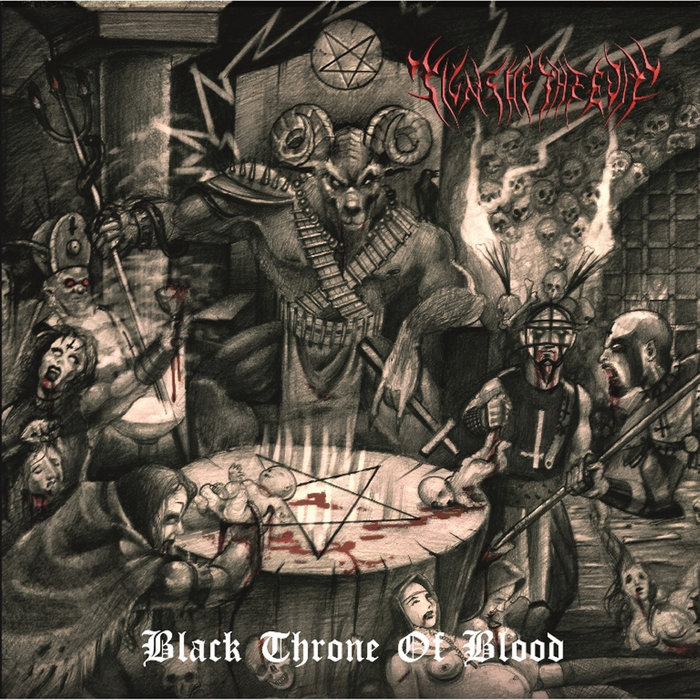 THRONE OF BLOOD ブラックダウンジャケット BLACK THRONE OF BLOOD | Signs of the Evil | SIGNS OF THE EVIL