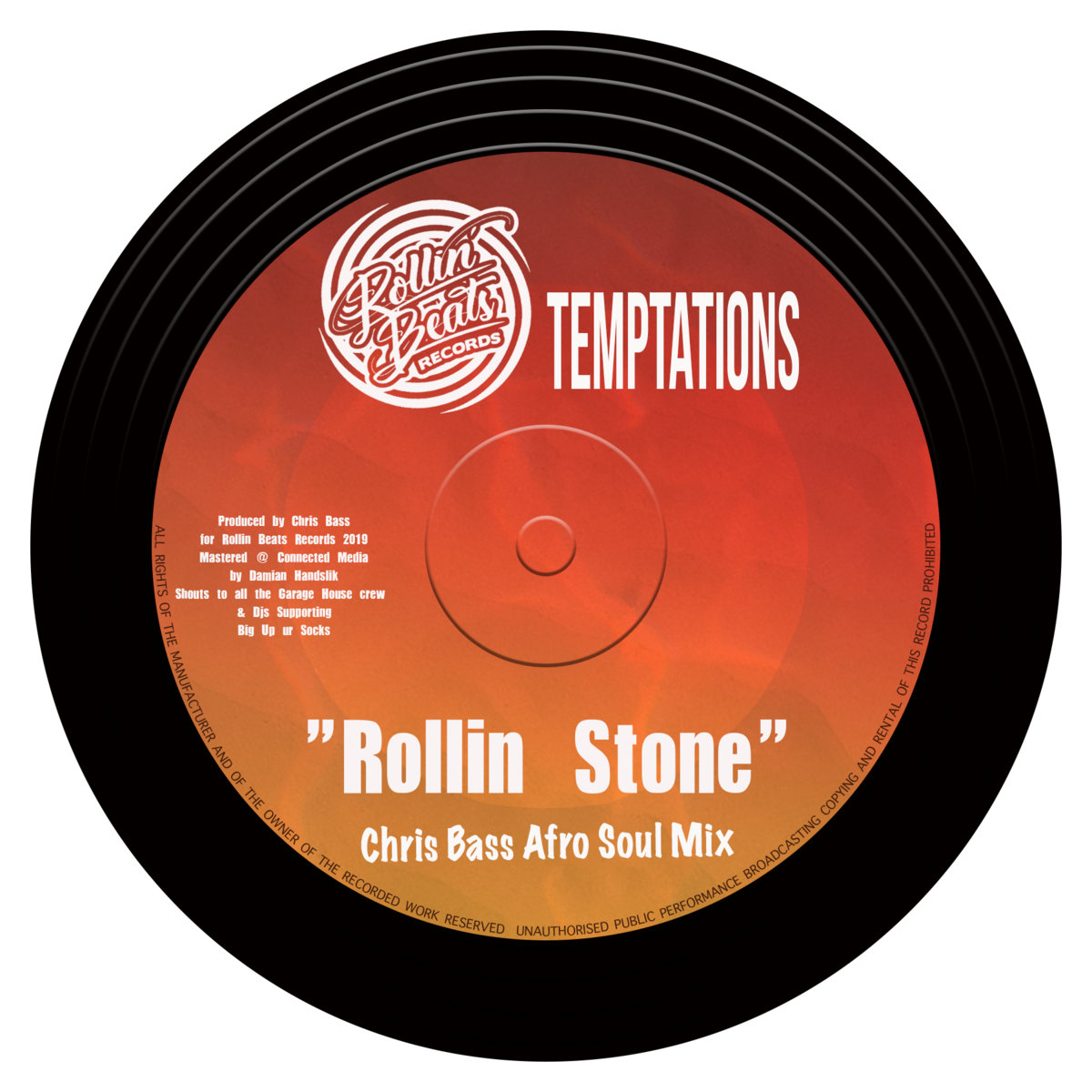 Temptations Rollin Stone Chris Bass Afrosoul Mix Rollin'Beats