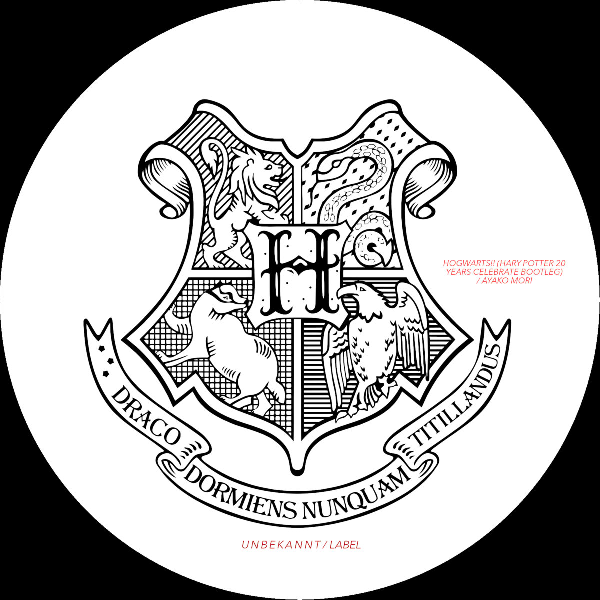 Hogwarts House Crests Black And White