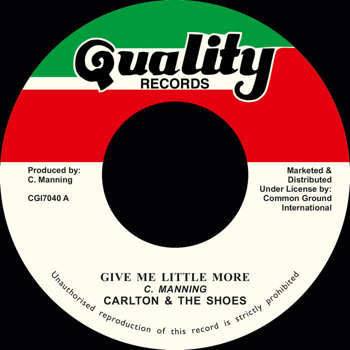 Give Me Little More | Carlton & The Shoes | Common Ground