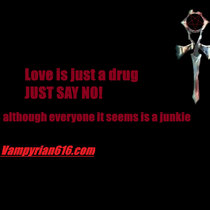 Love is nothing but a drug cover art