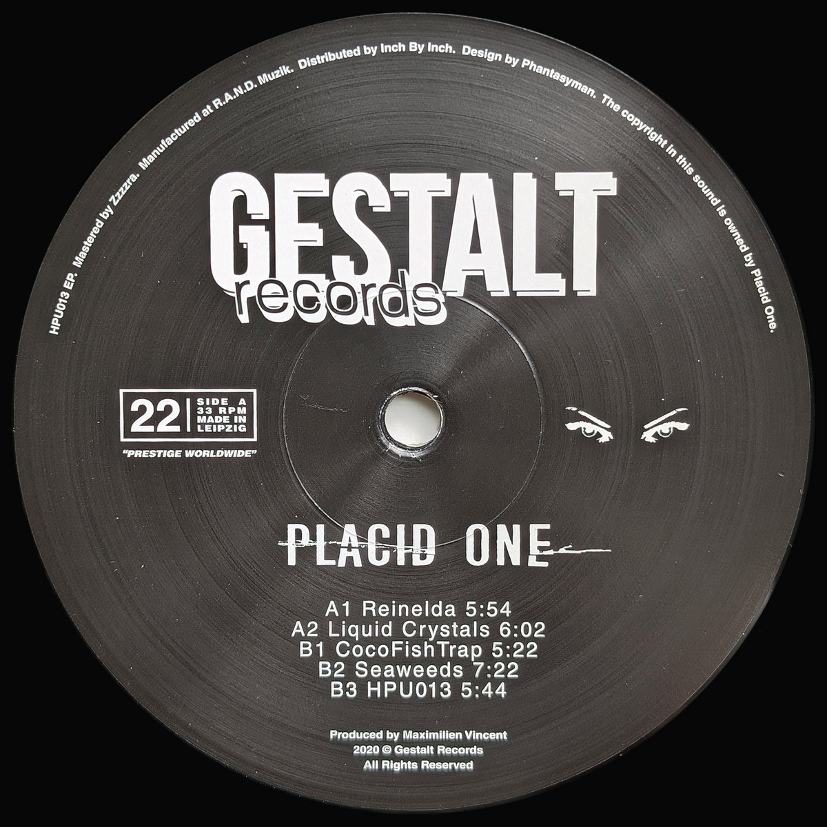 HPU013 (GST22) | Placid One | Gestalt Records