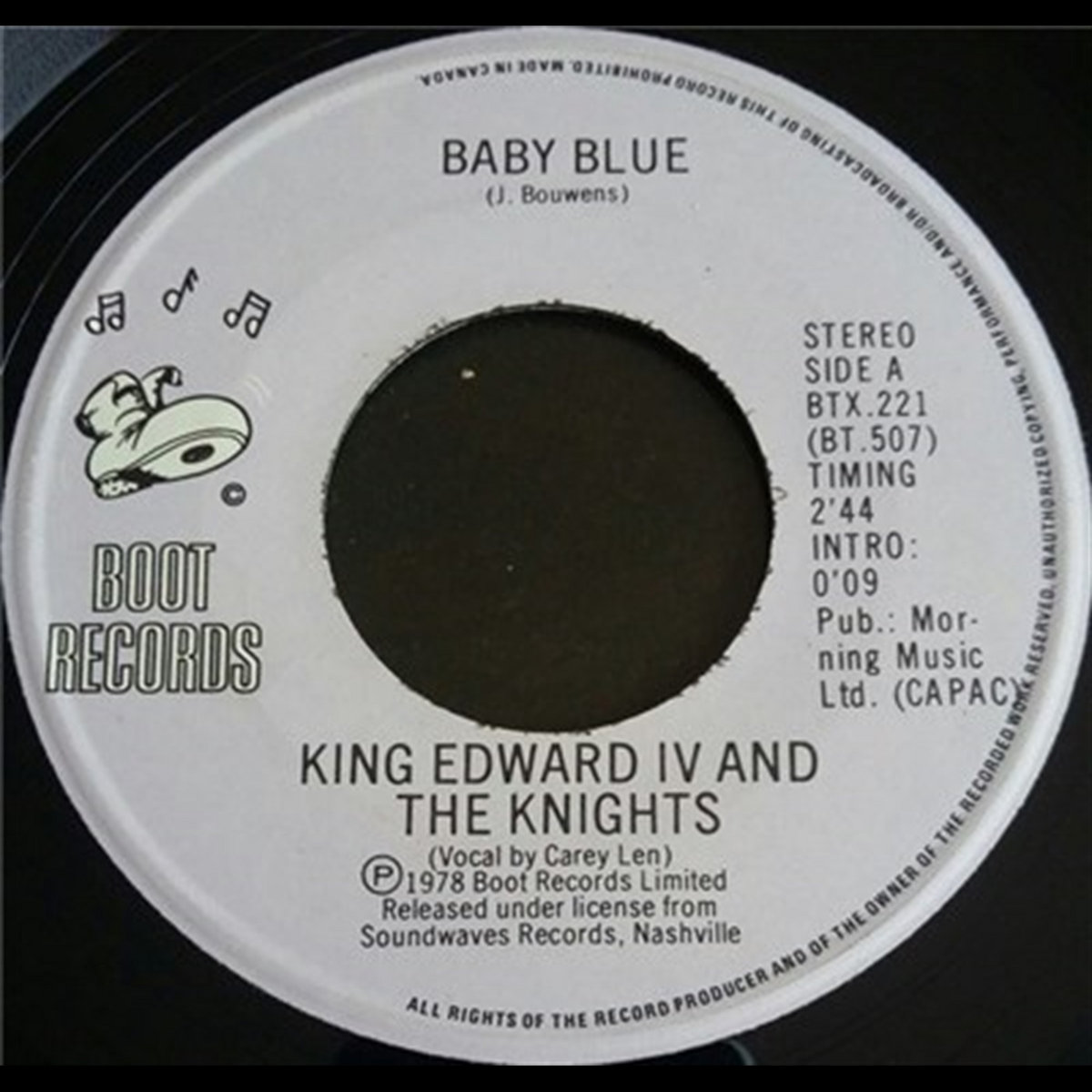 Baby Blue Rabbit Run | King Edward IV and The Knights