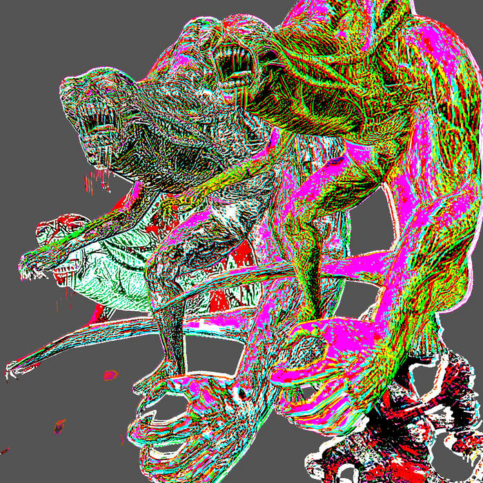 Interference Archive 01010101 album cover - pseudo-retro industrial and cyberpunk EBM by Zazie Productions