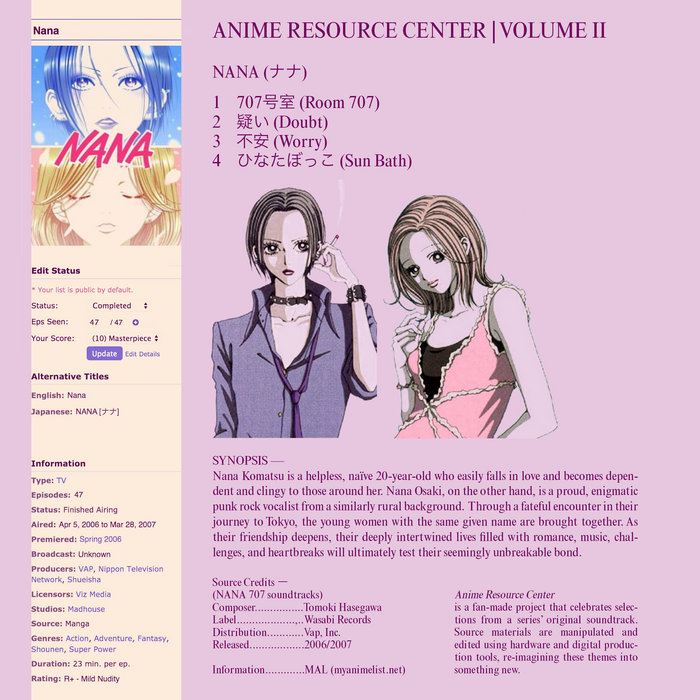 707号室 (Room 707) | Anime Resource Center | Carly Barton