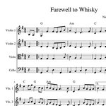 Farewell to Whisky - harmony pdf sheet music - string arrangement