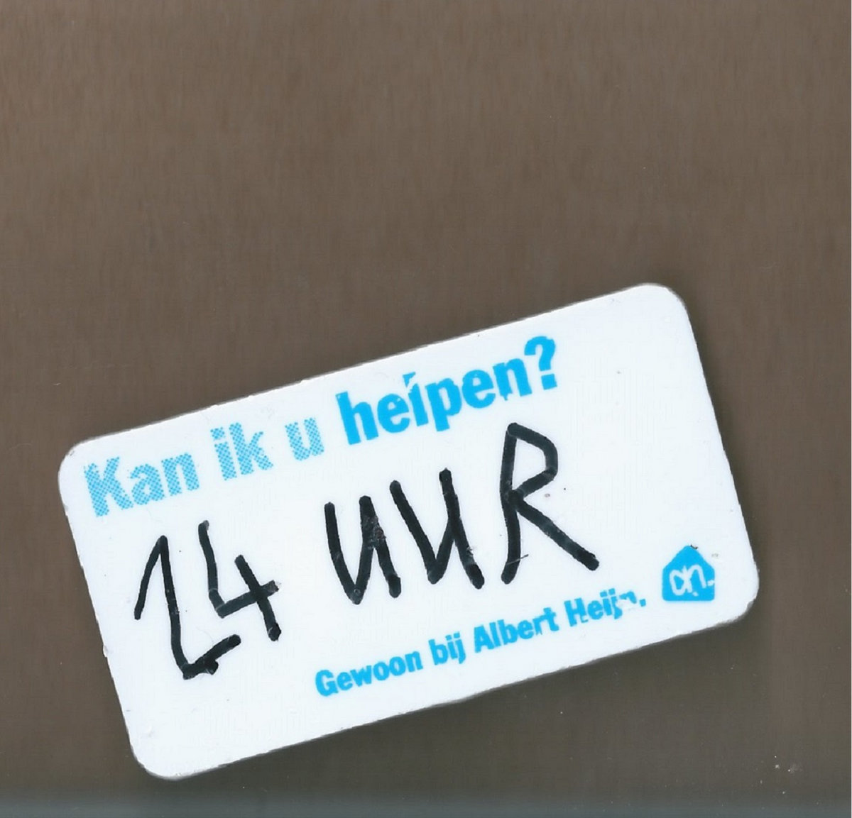 24 uur in de albert heijn burger service