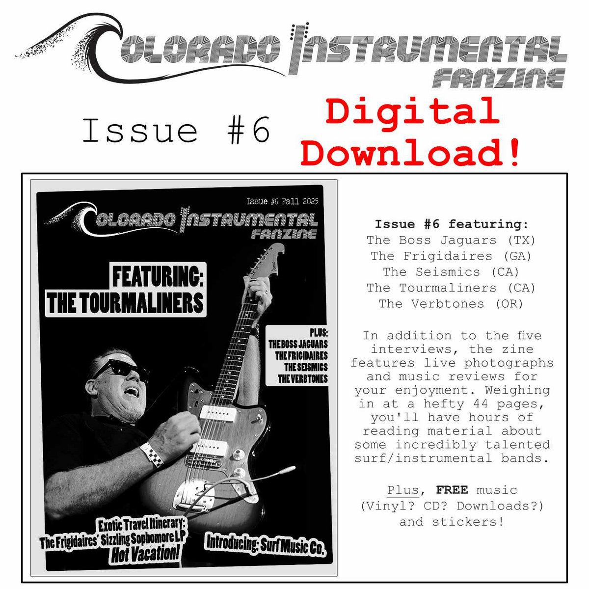 Colorado Instrumental Fanzine - Issue #6 - Digital | Colorado