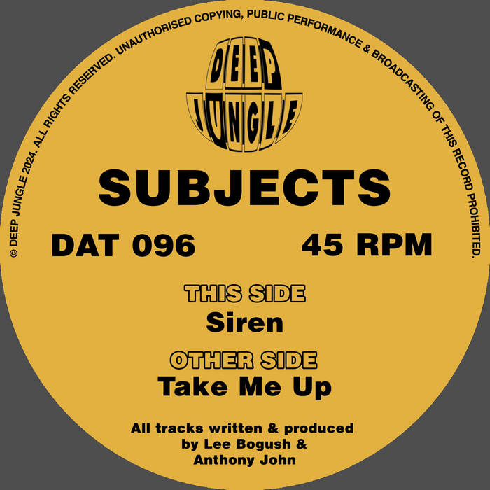 その他 BEAT OF HOPE AND GLO [CD] DAT096 Subjects - Take Me Up / Siren | Subjects | Deep