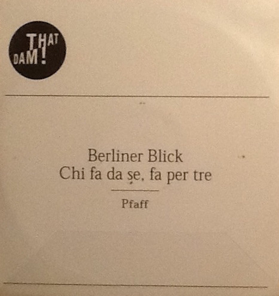 Chi Fa Da Se Fa Per Tre Frasi