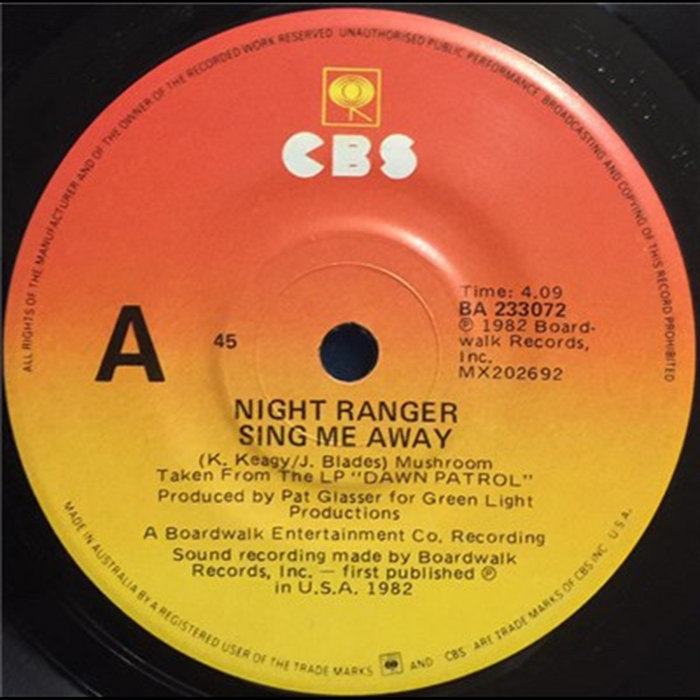 Sing Me Away Play Rough | Night Ranger