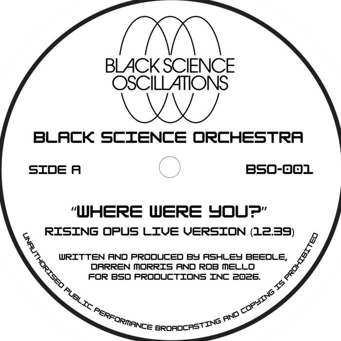 洋楽 BLACK SCIENCE ORCHESTRA / JBO 40 Where Were You? | Black Science Orchestra