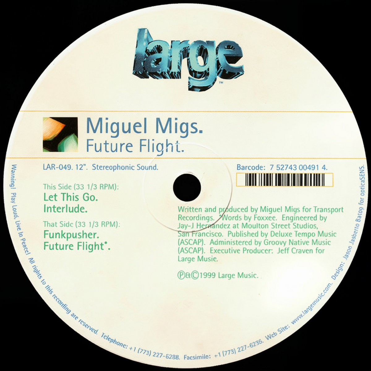Future Flight EP | MIguel Migs | Large Music