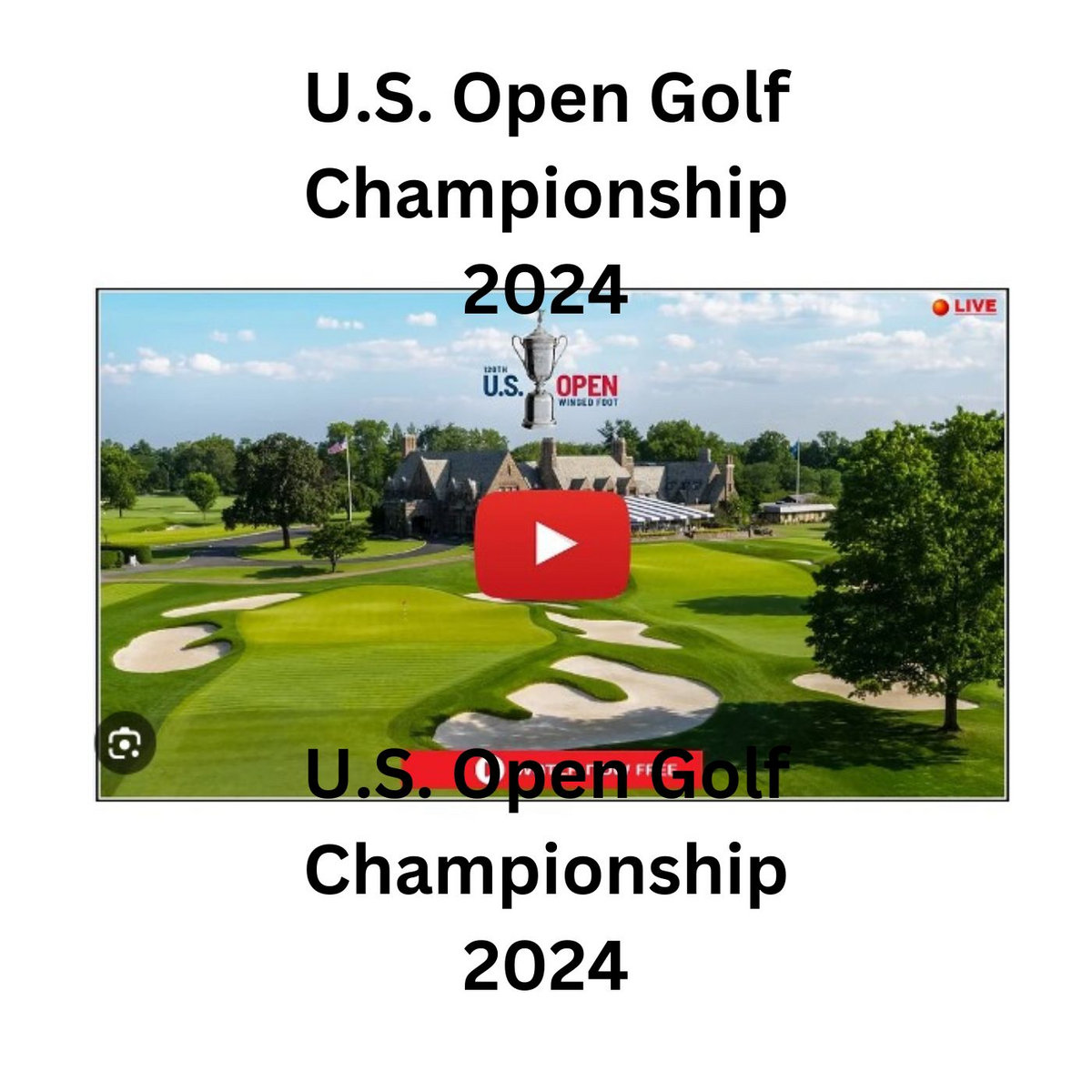 [(Here's++LIVE)]U.S. Open Golf Championship 2024 LIVE Coverage on TV