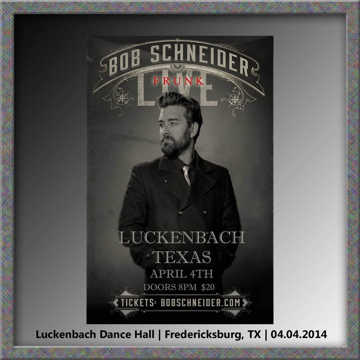 Luckenbach Dance Hall Fredericksburg, TX 04.04.2014 Bob Schneider