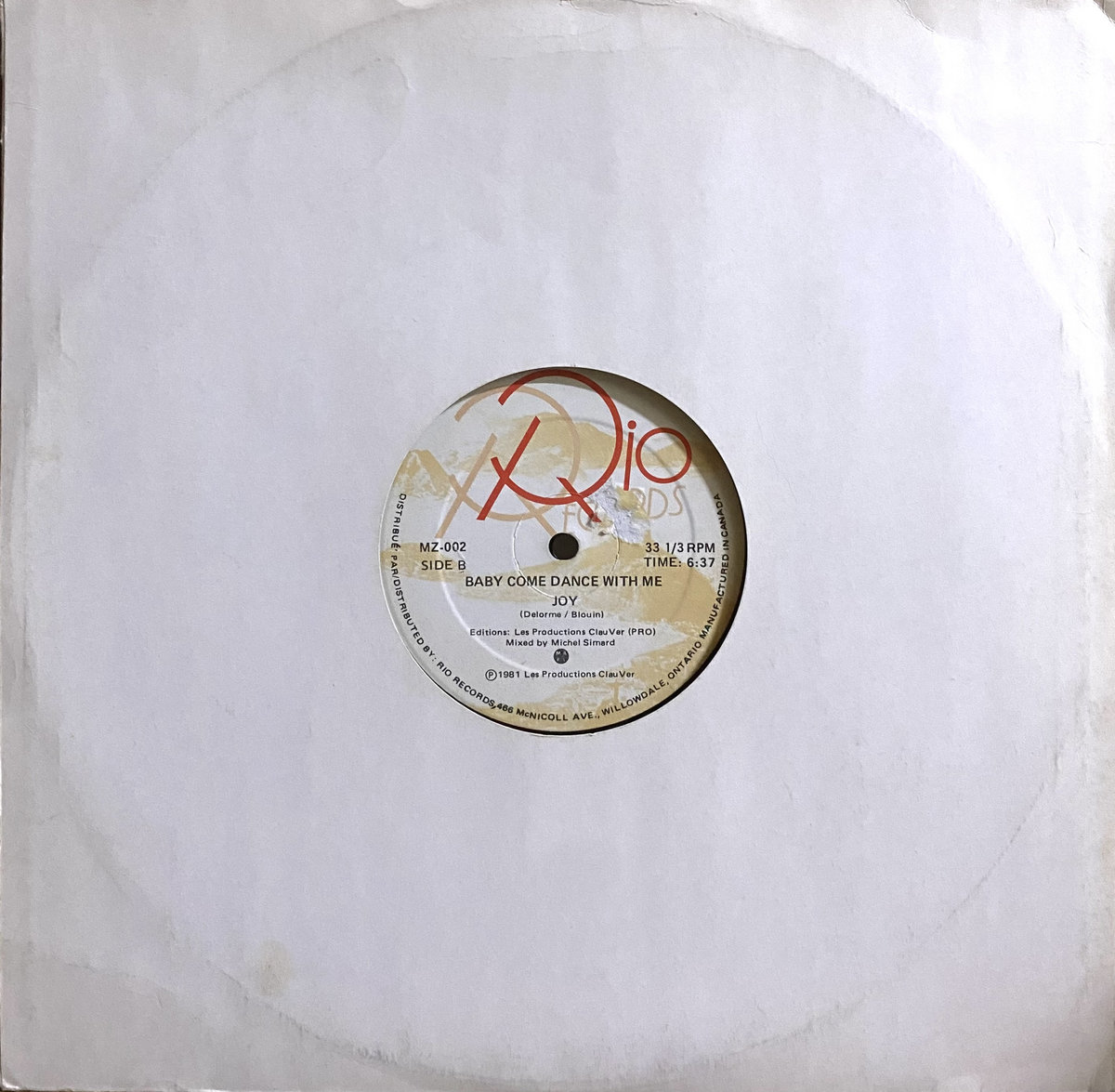 洋楽 JOY BABY DANCE / BABY COME DANCE WITH ME JOY BABY DANCE / BABY COME DANCE WITH ME 【公式通販】