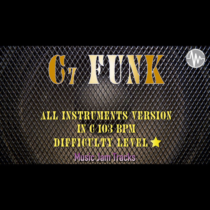 C7 Funk Jam Music Jam Tracks