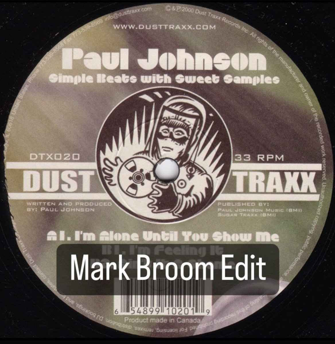 Paul Johnson - I'm Alone Until You Show Me - Mark Broom Edit