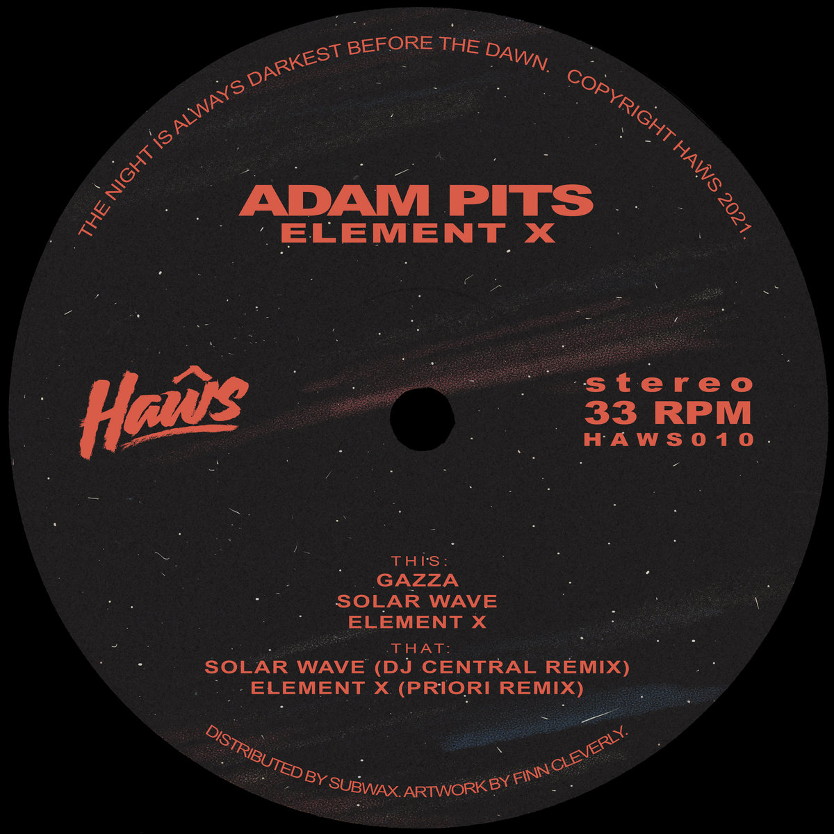 Element X | Adam Pits | Haŵs