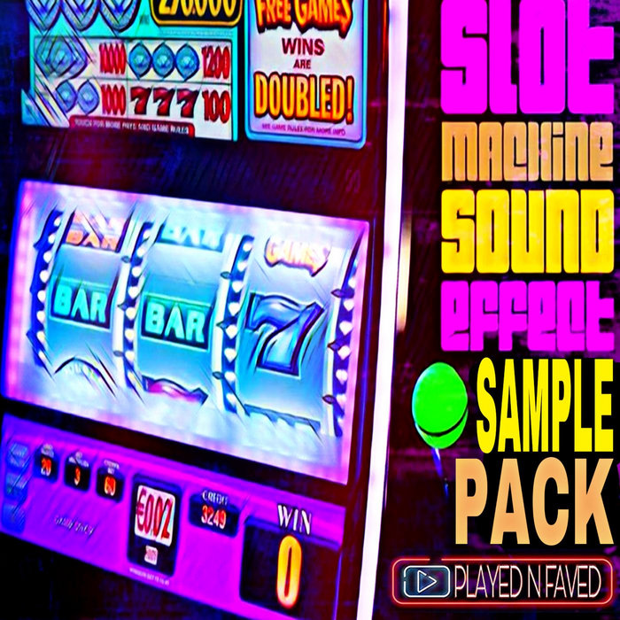 Slot Machine Sound Effect Sample Pack Played N Faved
