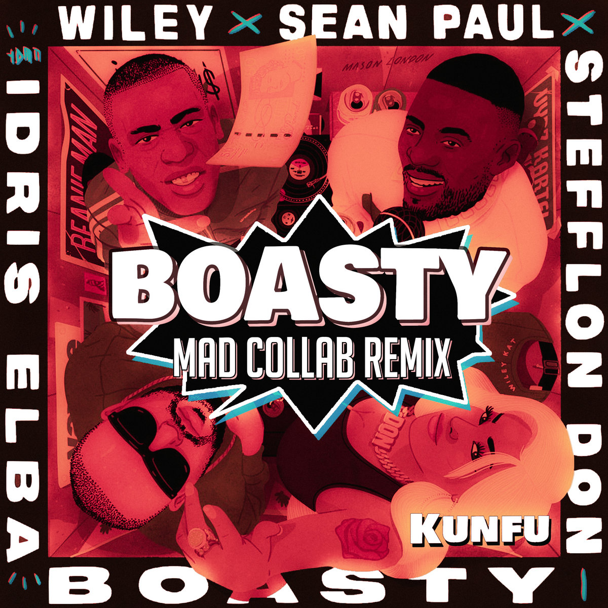 Wiley x Sean Paul x Stefflon Don Feat. Idris Elba - Boasty (Mad Collab ...