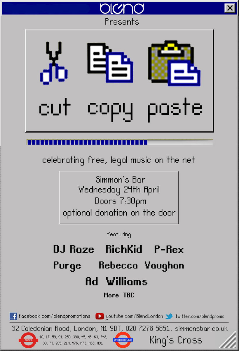 CUT COPY PASTE MIXTAPE! CUT COPY PASTE
