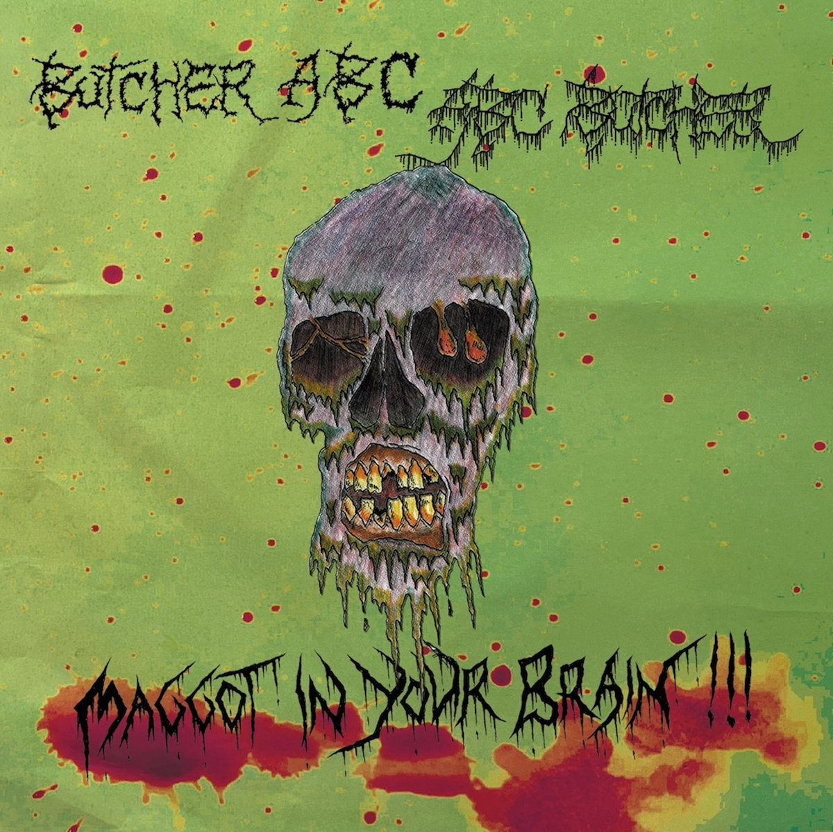 Mercuro 血祭 CD Maggots in your brain | BUTCHER ABC | obliteration records