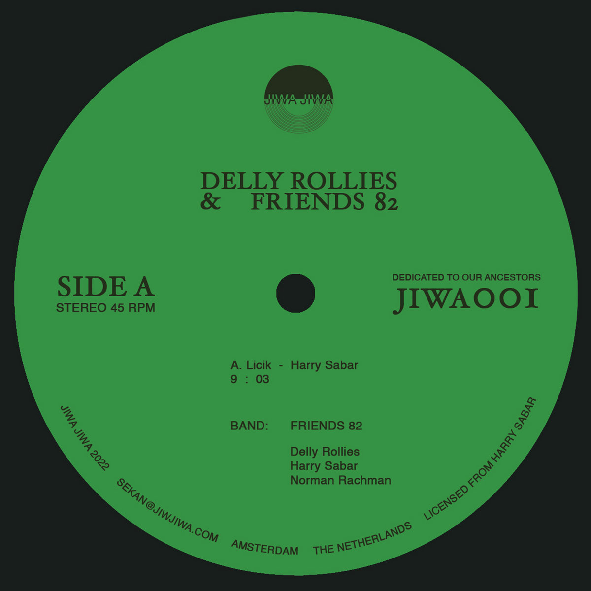 Rollies Delly | - & – 0 Licik Jiwa ⁄ Friends Dea Vinyl Discogs