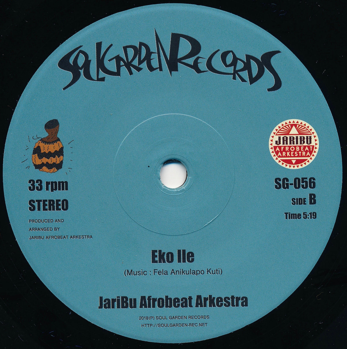 JariBu Afrobeat Arkestra - Eastern Comfort / Eko Ile | Soul Garden