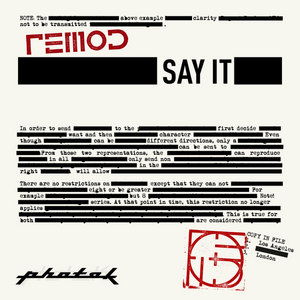 Say It cover