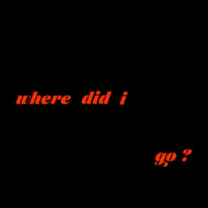 Where Did I Go? cover