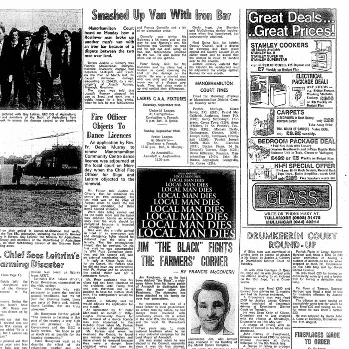 Local Man Dies | Gláss
