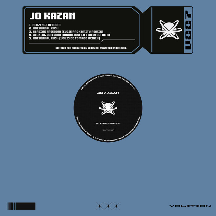 VLTN007 Blazing Freedom EP | Jo Kazan