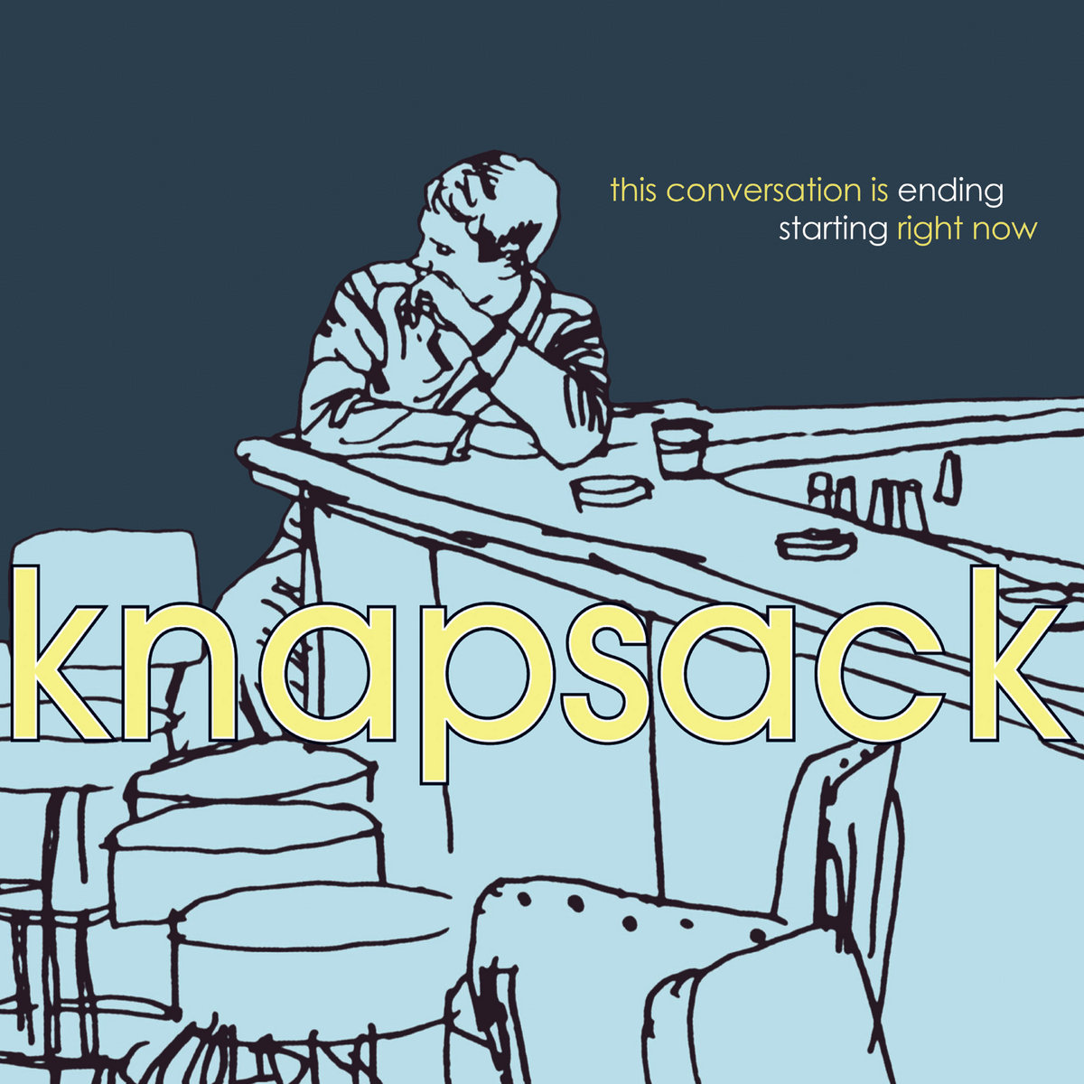 洋楽 Knapsack - This Conversation Is LP seal Knapsack-This Conversation Is Ending Starting Right Now